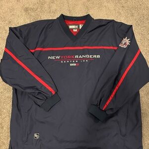 Vintage New York Rangers CCM Pullover Windbreaker